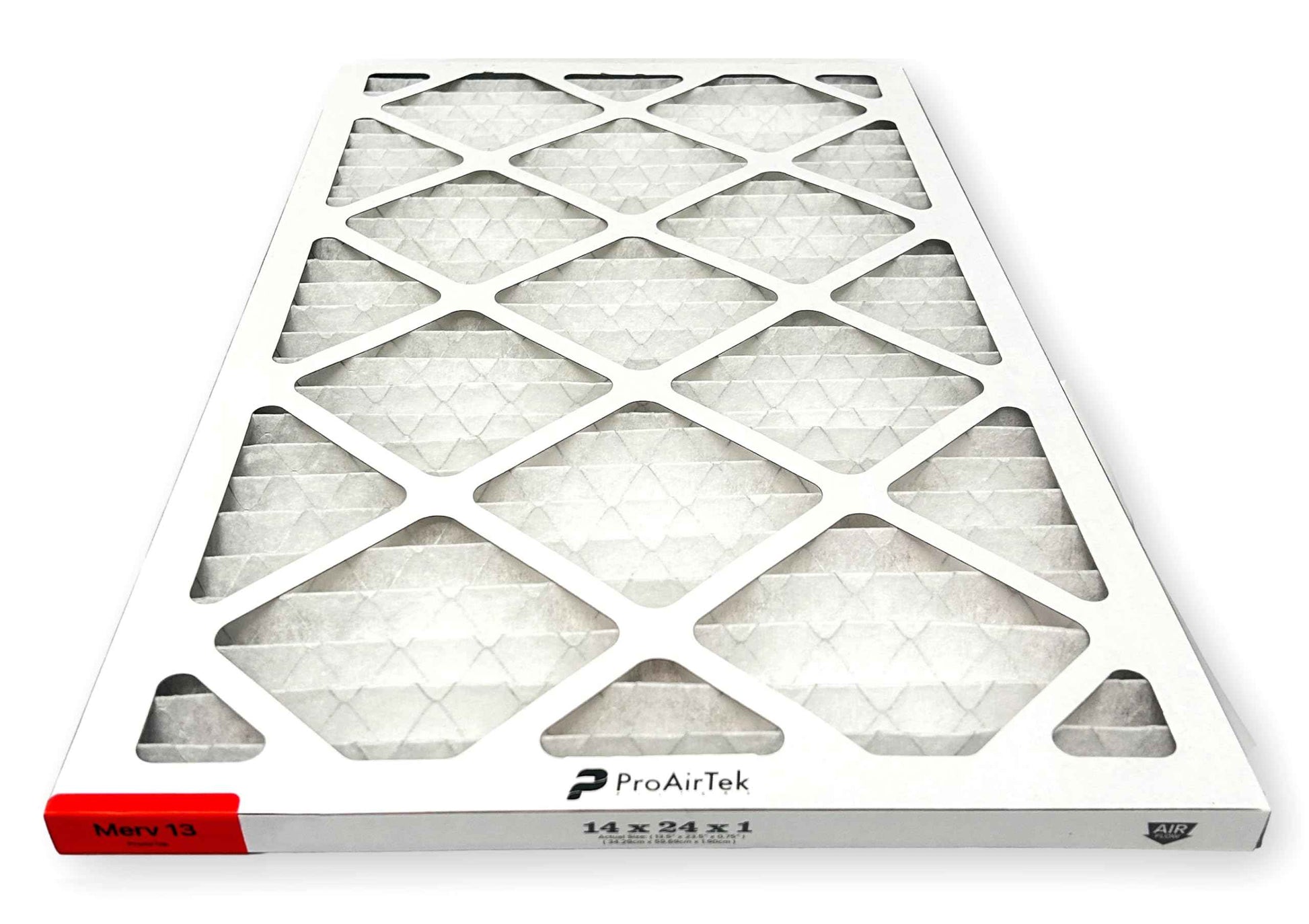 Proairtek AF14241M13SWH Model 14x24x1 Air Filter, MERV 13; Ideal for Anyone Wanting Clean, Crisp Air in Their Home; Offers Enhanced Airflow and Efficiency; High-performance Filtration