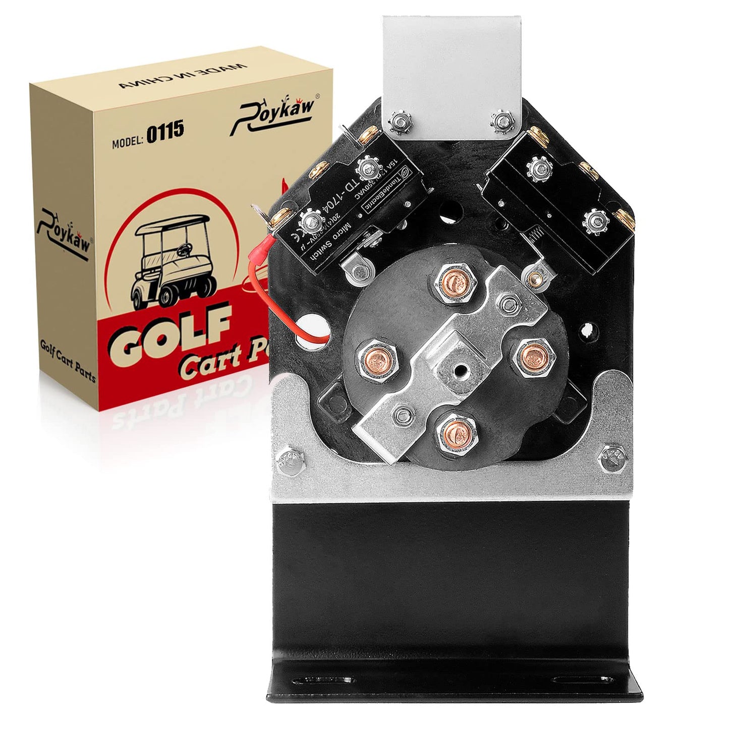 Roykaw Golf Cart Forward and Reverse Switch Assembly Compatible with EZGO Marathon 1989-1994 Golf Cart Models Replaces OEM # 25396-G2, 21744-G1, 25259-G2