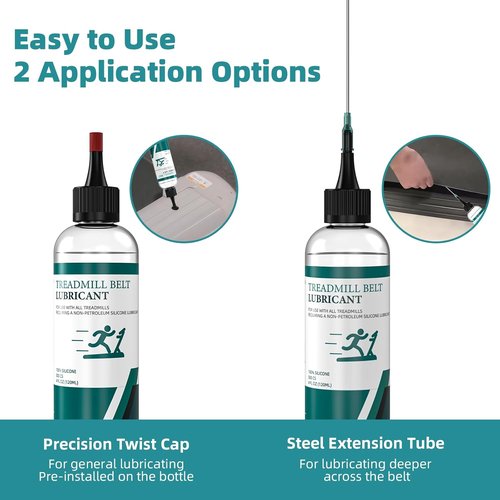 High-Performance Treadmill Belt Lubricant - 100% Silicone, High-Temperature Resistant, 4.2 Ounce