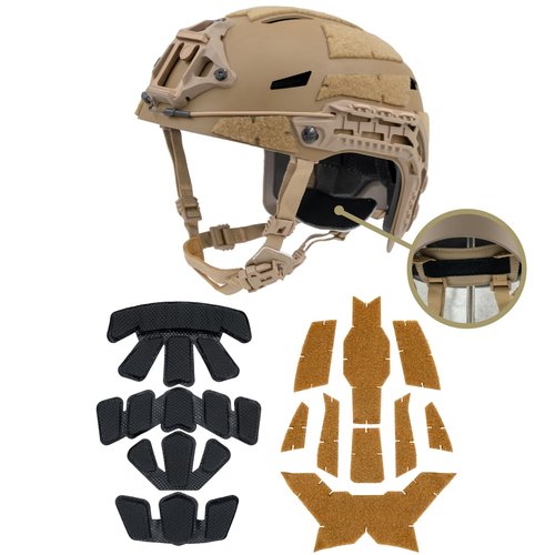 FMATAL GEAR FMA CM Bump Helmet Fast Airsoft Helmets Tactical for Paintball Outdoor Sports Hunting Shooting (TAN, M/L)