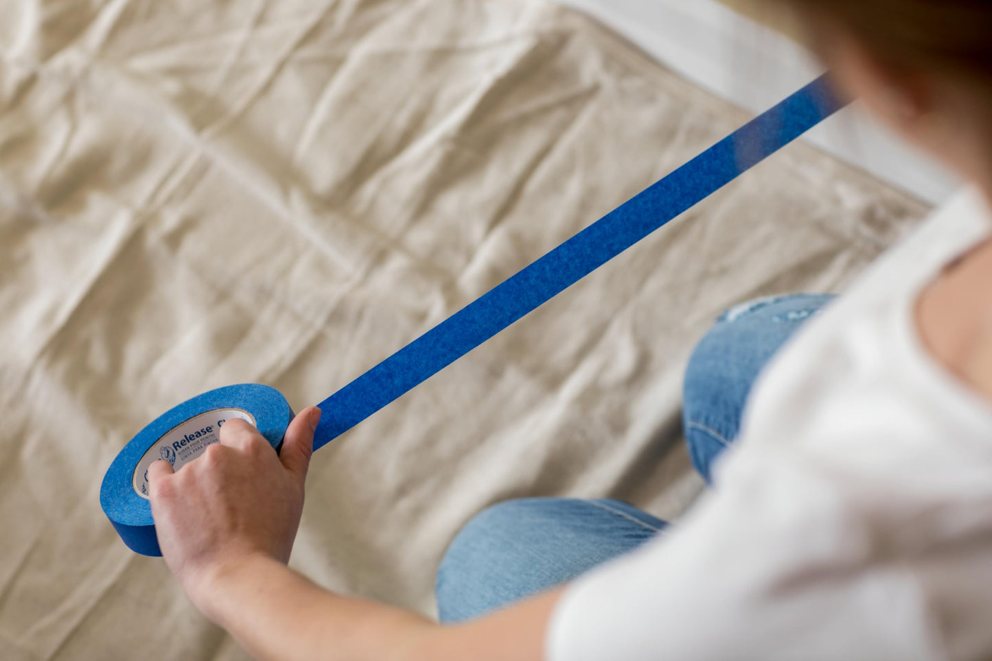 Duck Clean Release Blue Painter's Tape 1.5-Inch (1.41-Inch x 60-Yard), 16 Rolls, 960 Total Yards, 284373