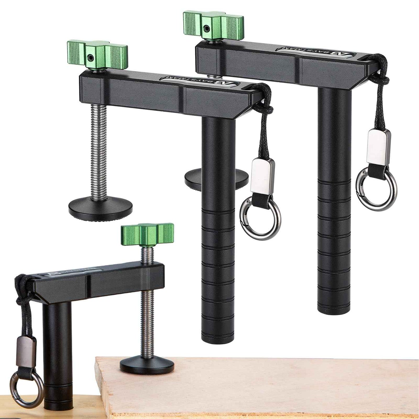 2 Pack Bench Dog Clamps 3/4"（19mm) Heavy Duty Use Dog Hole Clamp Holdfast and Sturdy Tool clamps for woodworking Workbench Hand Tools