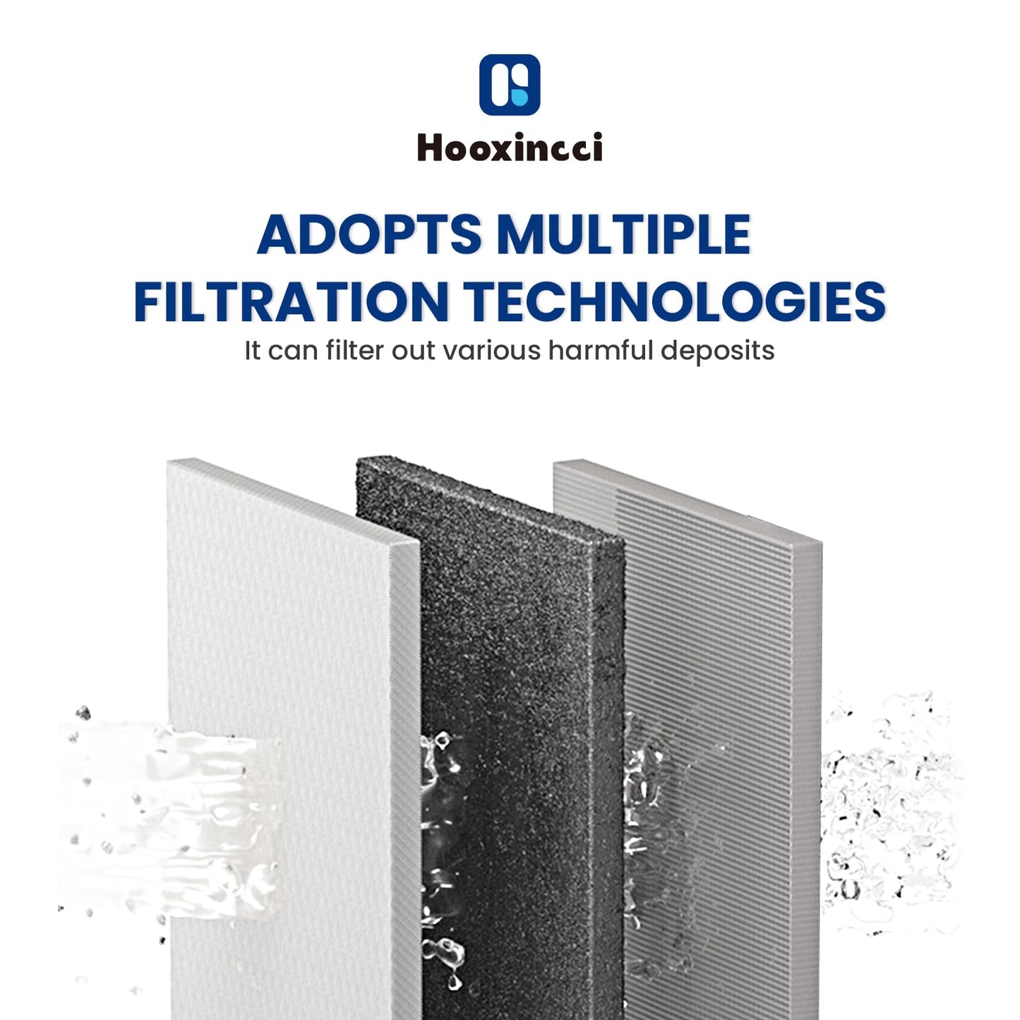Hooxincci W10295370A Water Filter Replacement for EDR1RXD1,Filter 1,WHR1RXD1,P4RFWB,46-9081,46-9930,2 in 1,1Pack
