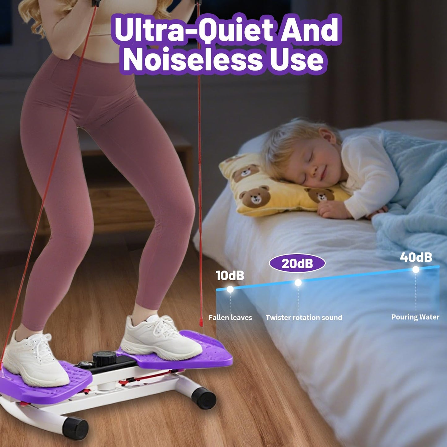 Waist Twisting Fitness Tool, Adjustable Waist Twisting Machine For Women Men, Ab Twister Board, 330 Lbs Capacity & Led Digital Display, Home Gym Equipment