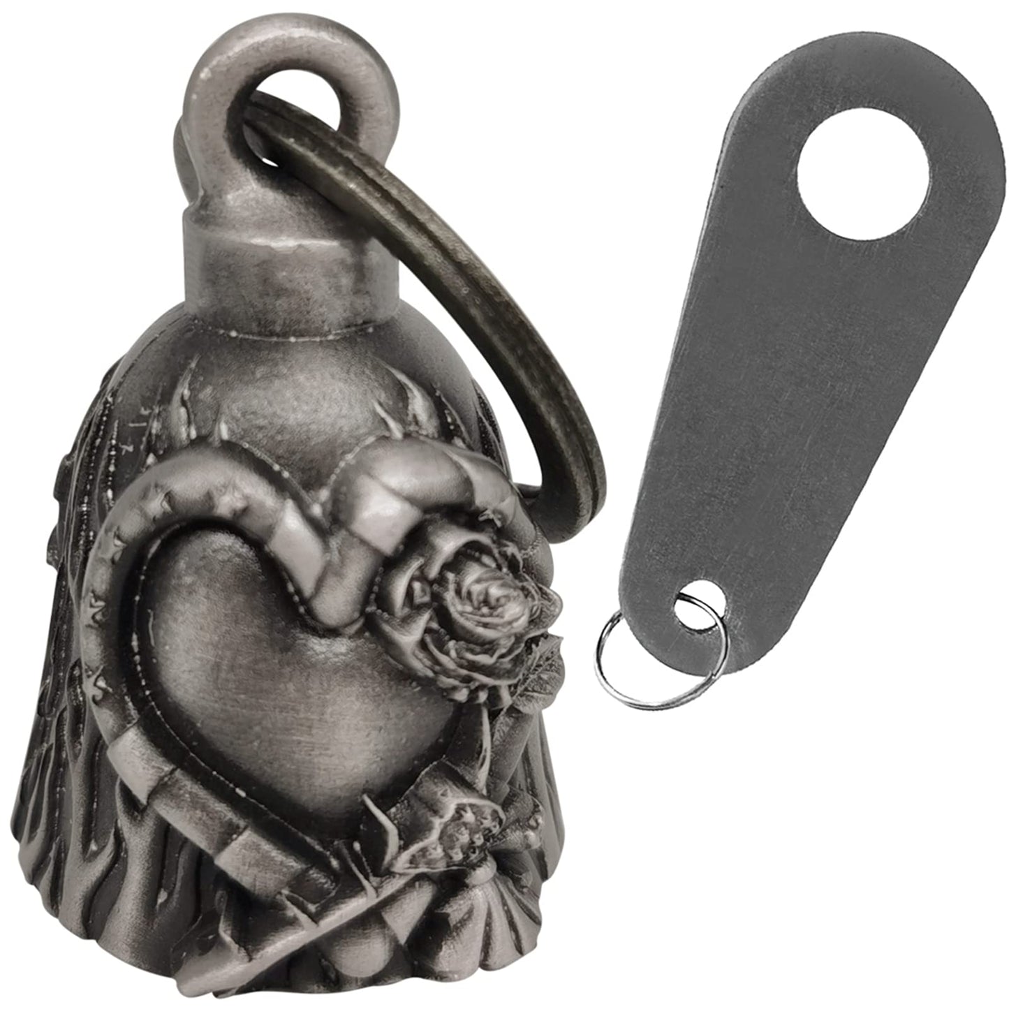 Dream Apparel Motorcycle Bell Guardian Angel Drive Away Gremlin, Biker Bell for Men Women Rider Riding, Good Luck Gift