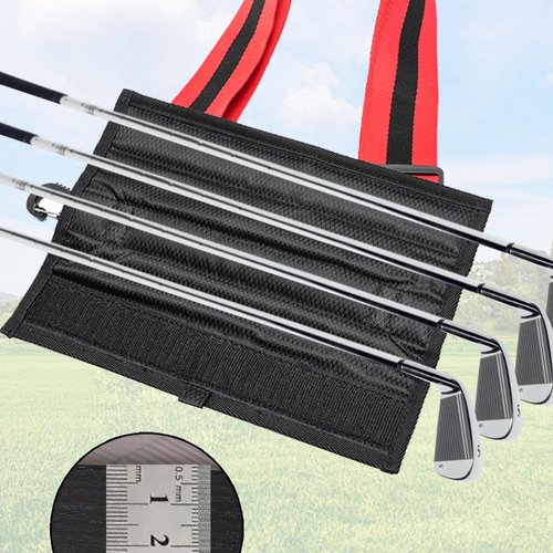 Linkslite Ultra-Lightweight Golf Carry Bag – Compact 5-Club Design w/Adjustable Padded Strap – Built-in Tee Holders, Durable & Portable for Walking Golfers, Driving Range, Practice Sessions