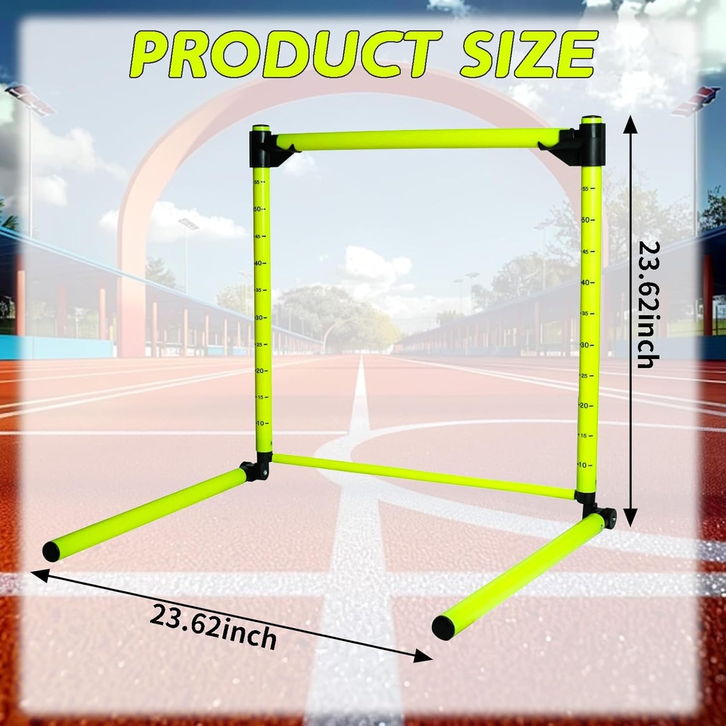 Skiennix Adjustable Hurdles - Detachable Agility Training Equipment for Indoor & Outdoor Use | Perfect for Soccer & Basketball Athletes
