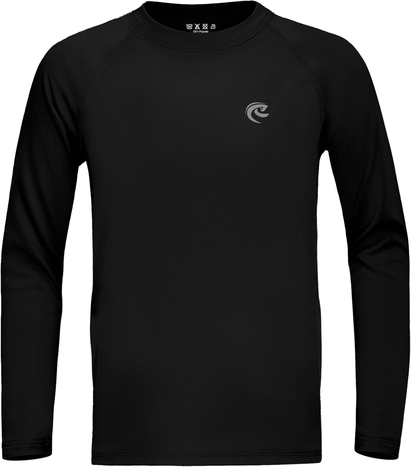 Skiennix Boys UPF 50+ Long Sleeve Swim Shirt - UV Sun Protection Rash Guard for Youth | 1 or 2 Pack