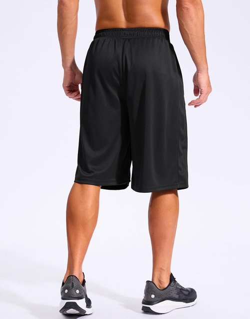 G Gradual Men's Basketball Shorts - 12" Lightweight Athletic Shorts with Pockets | Loose Fit Mesh Design