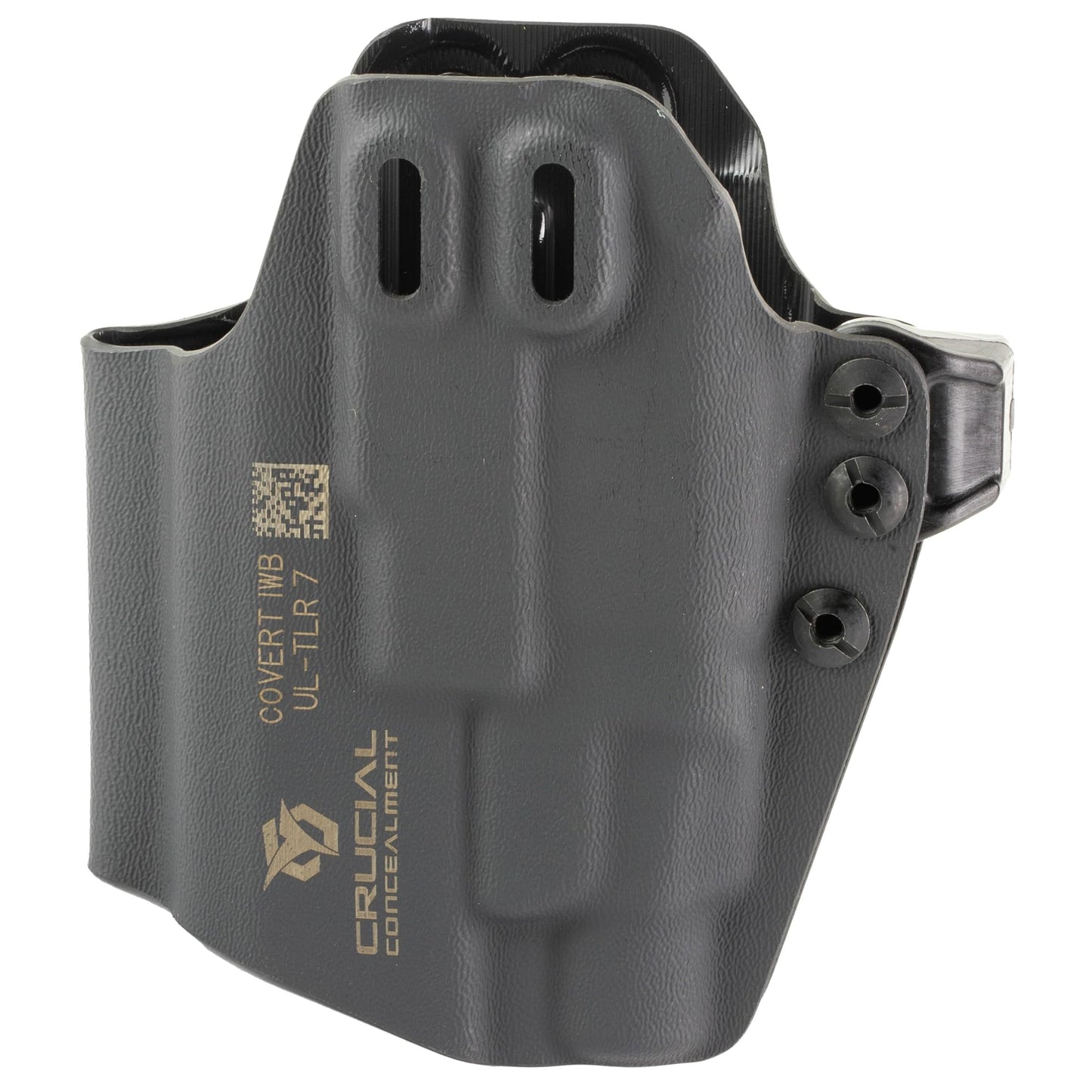Crucial Concealment® - Ambidextrous Universal Light Holster for TLR-1/TLR-1 HL | Concealment Holster with Light | Adjustable Retention | IWB Holster Clip