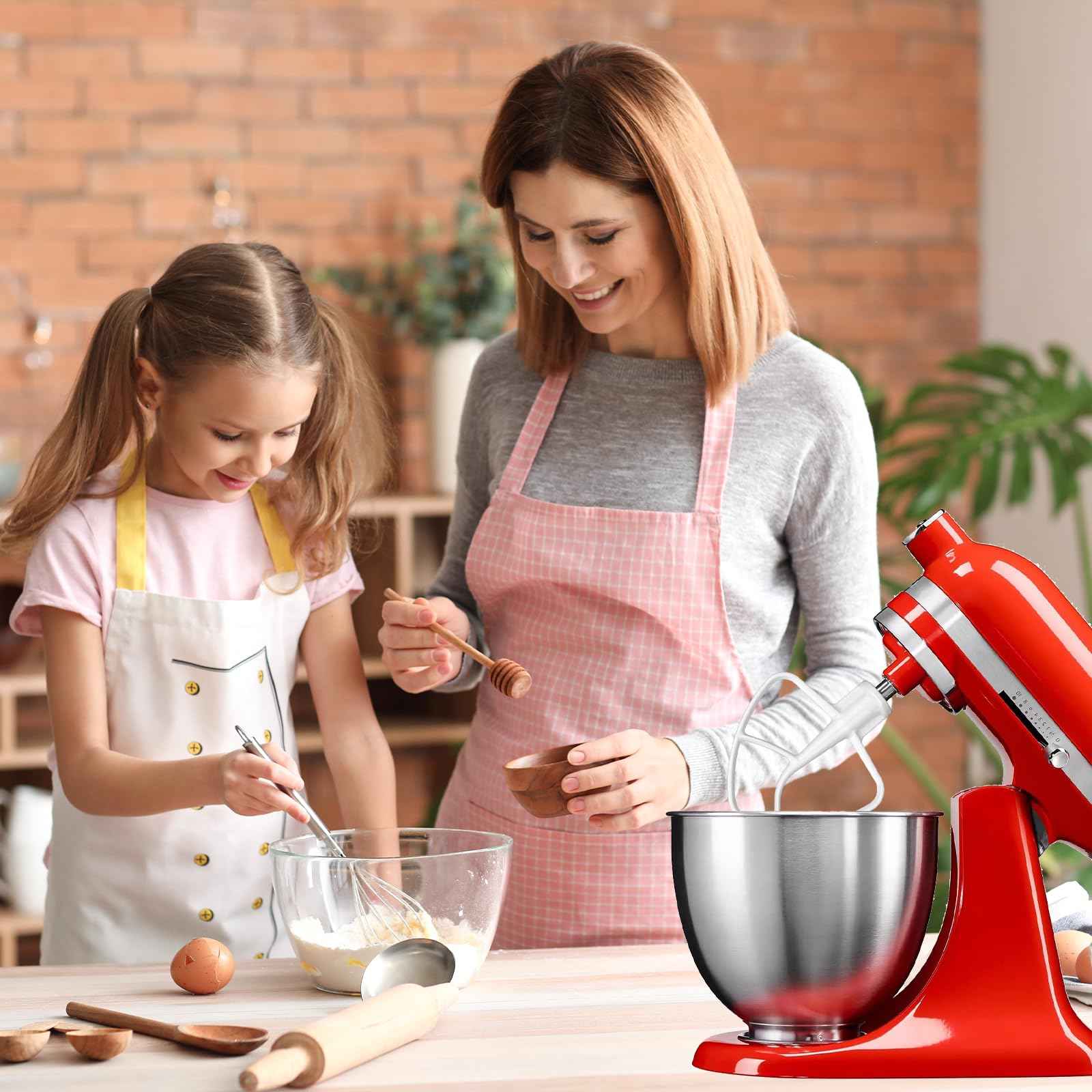 K45B Coated Flat Beater for KitchenAid 4.5-5 Qt Mixer Paddle Attachment Flat Beater Fits Stand Mixer Bowls For KitchenAid 4.5-5 Quart Bowls, Kitchenaid Paddle Attachment