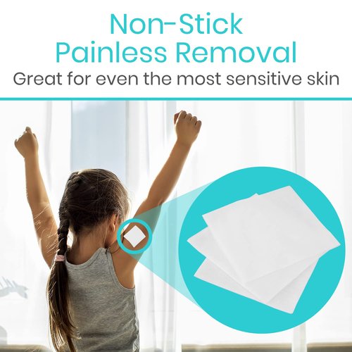 Vive Care 3x3 Sterile Gauze Pads (100 Piece) - Individually Wrapped 2-Pack Wound Dressing for Cleaning & Cushioning - Non-Adhesive Highly Absorbent Bandages