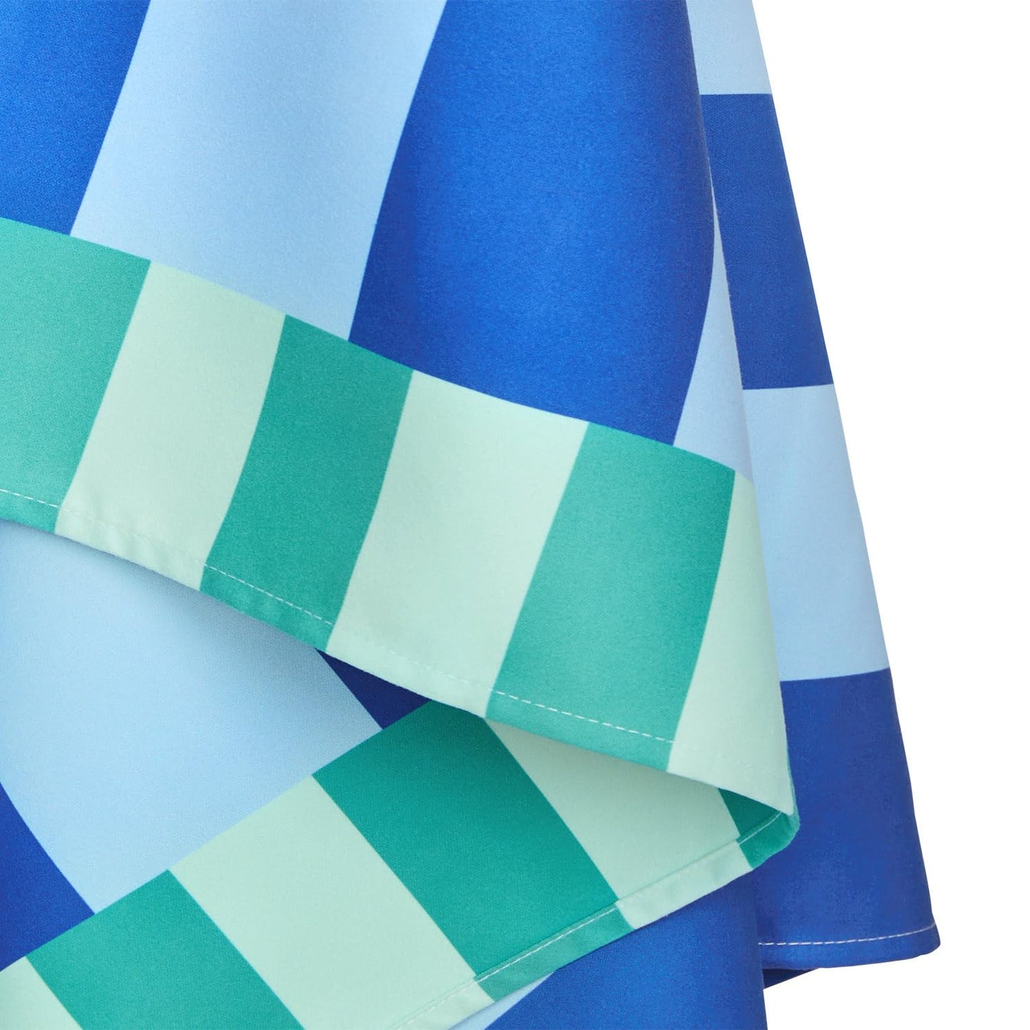 Dock & Bay Beach Towel - Quick Dry, Sand Free - Compact, Lightweight - 100% Recycled - Includes Bag - Blue Sky - Large (160x90cm, 63x35)