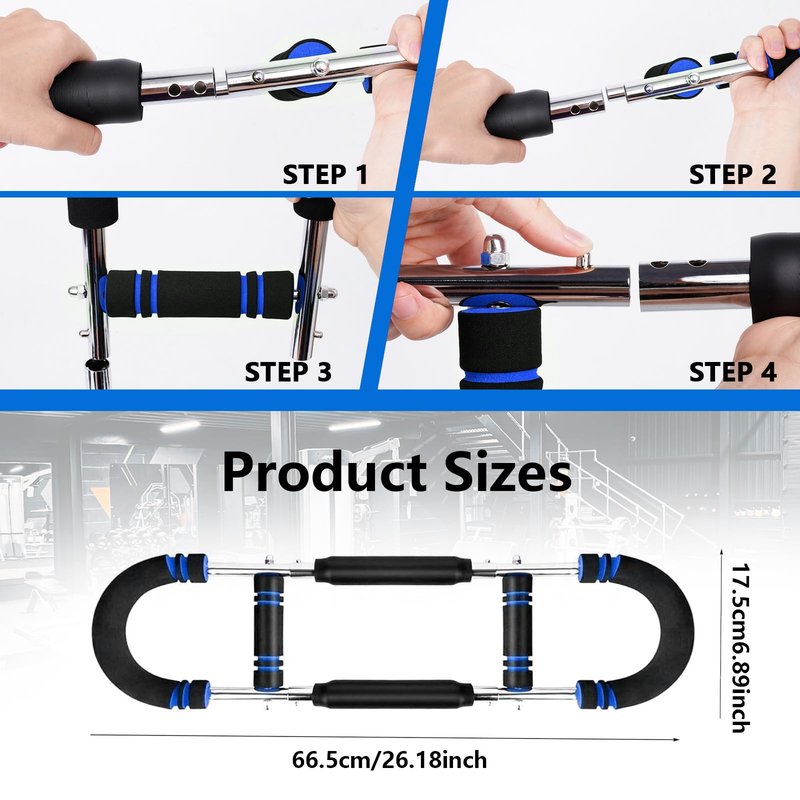 Adjustable Training Equipment Weighing 30-50 pounds, with Portable and Detachable Designs for arm Trainers and Forearm Strength Trainers.