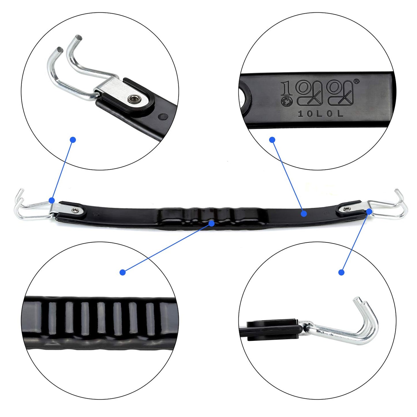 10L0L Golf Cart 2Pcs Battery Lifting Strap Universal Deep Cell Battery Carrier Strap Fit for Club Car, for EZGO and Other-Only for All Trojan Golf Cart Batteries
