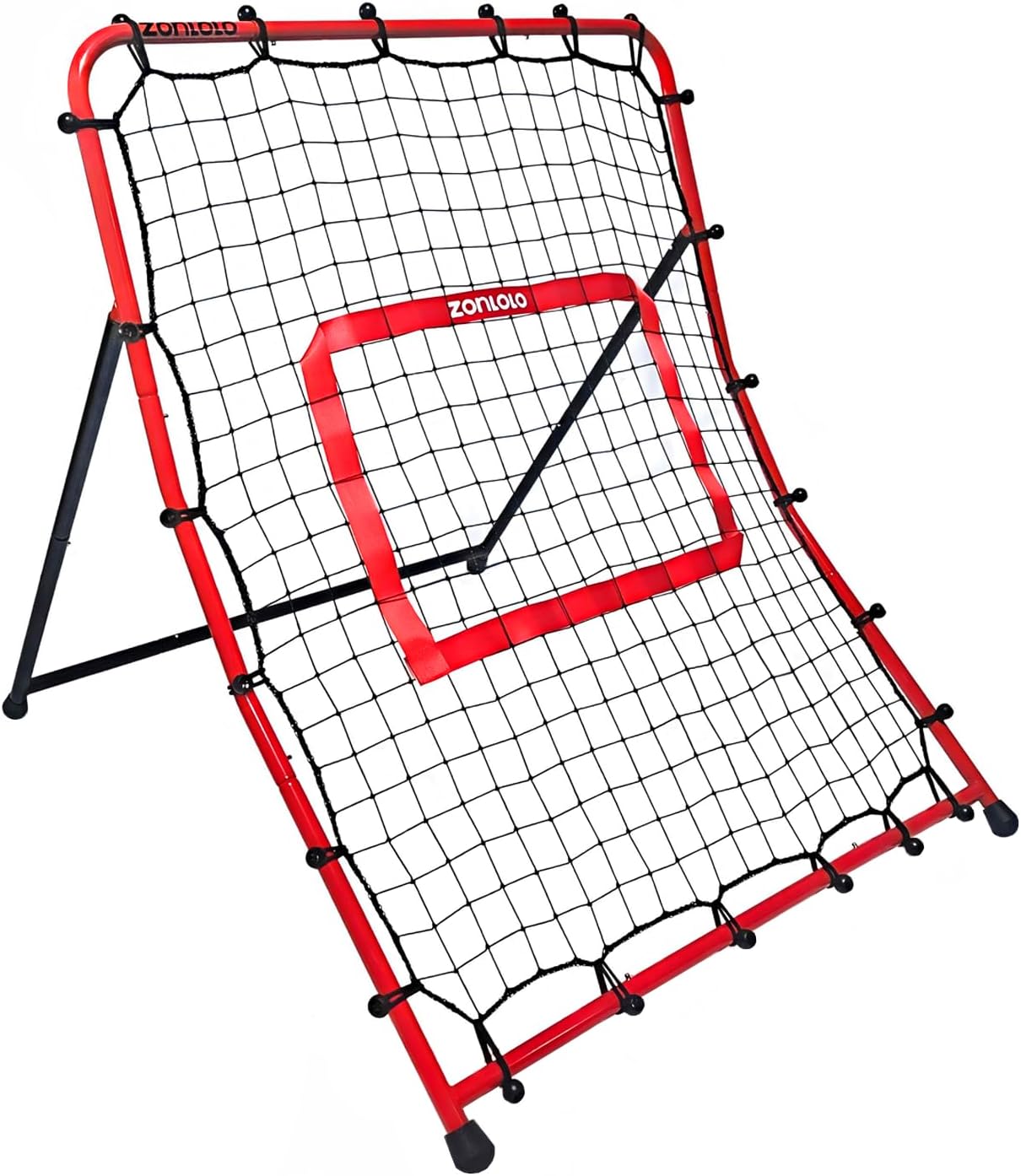 Zonlolo Baseball Pitchback Net - Rebounder Trainer for Solo Catch Practice | Adjustable Angles