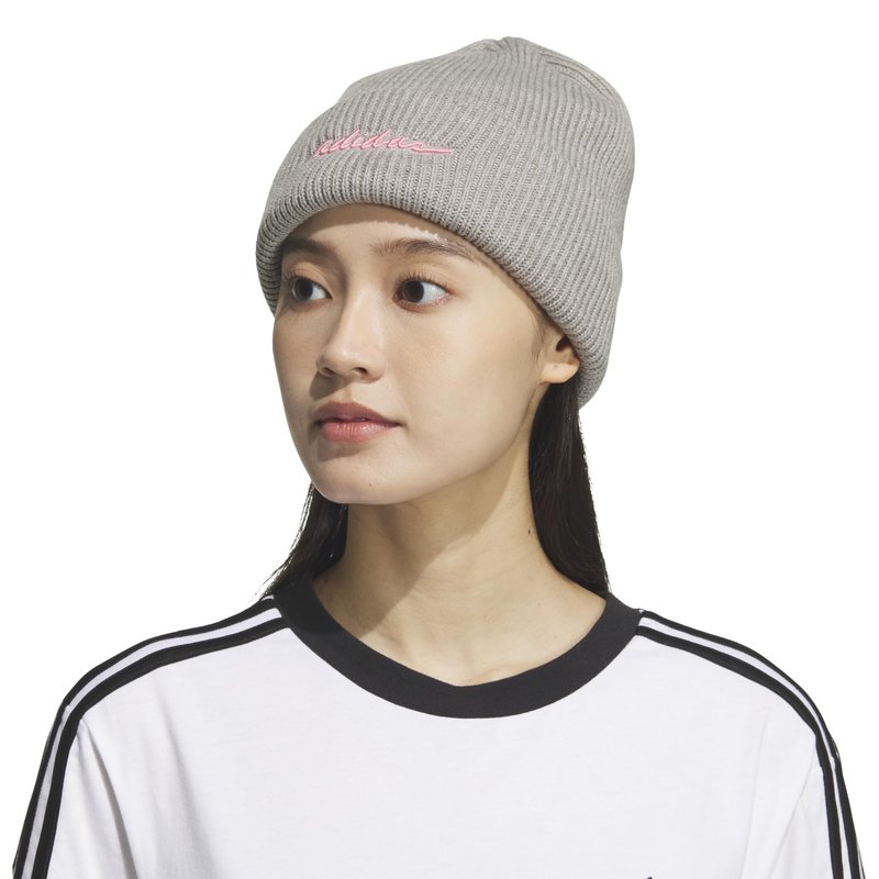 Script Beanie, Standard fit Cuffed Acrylic Knit hat/Cap for Winter