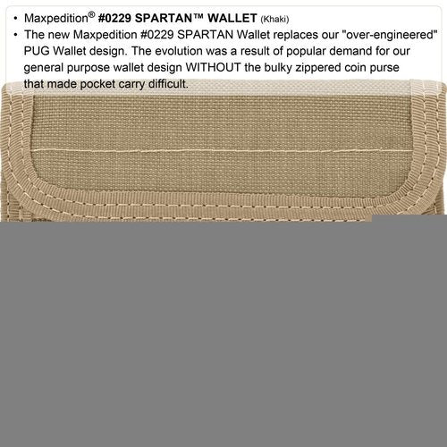 Maxpedition Spartan Wallet, Foliage Green