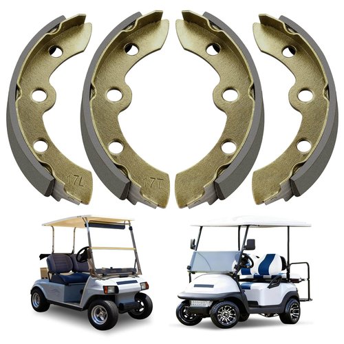 Club Car Brake Shoes for Club Car DS 1995-up, Precedent 2004-up 1018232-01 Golf Cart Replacement Brake Shoe Pads (2 Short & 2 Long)