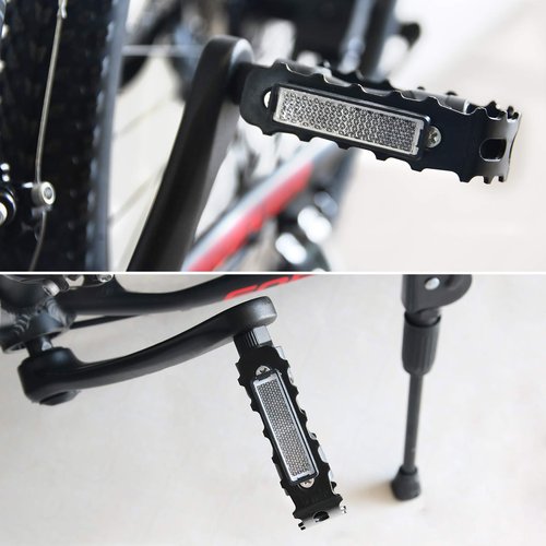 DEMYPROX Super Bright Bicycle Pedal Reflectors - 4PCS (White)