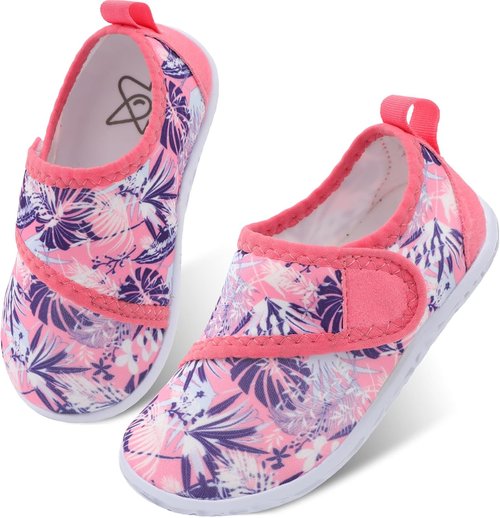 LeIsfIt Toddler Water Shoes - Breathable Quick-Dry Aqua Socks for Kids | Ideal for Beach & Pool