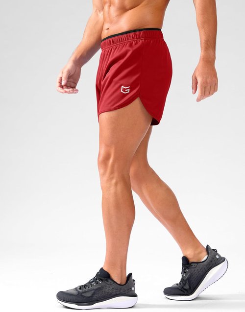G Gradual Men's Running Shorts - 3.5 Inch Lightweight Breathable Gym Shorts with Brief Liner