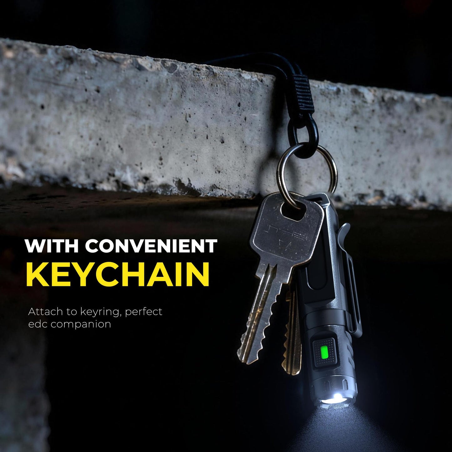 HOKOILN Keychain Flashlight, Mini Flashlight