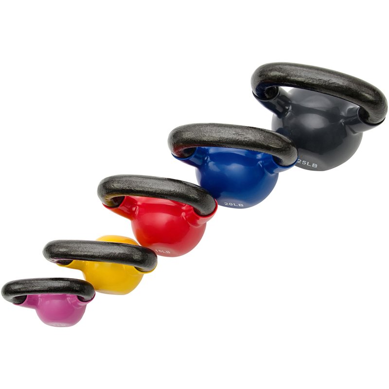 Sunny Health & Fitness Sunny Vinyl Coated Kettlebell (10-Pound)