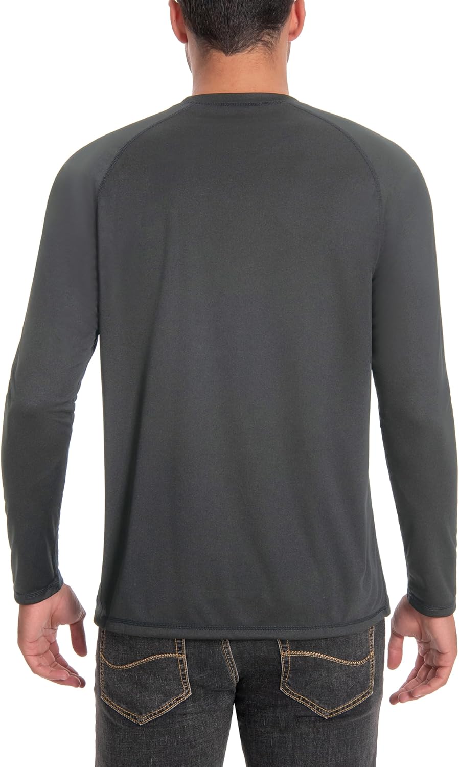 Skiennix Men's Sun Protection Shirt - UPF 50+ Long Sleeve Rash Guard | Lightweight Quick-Dry for Fishing & Running