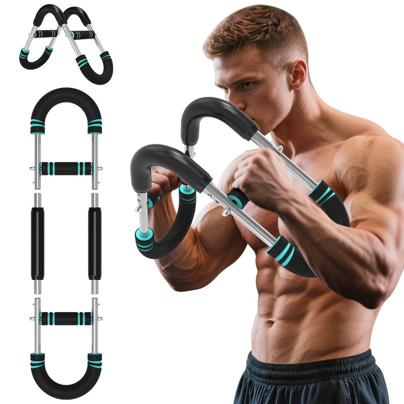 Twister Arm Trainer,Adjustable Chest Workout Equipment for Men＆Women, Detachable Power Twister Home Fitness Equipment, Portable Spring Resistance for Home,Office,Gym,Travel