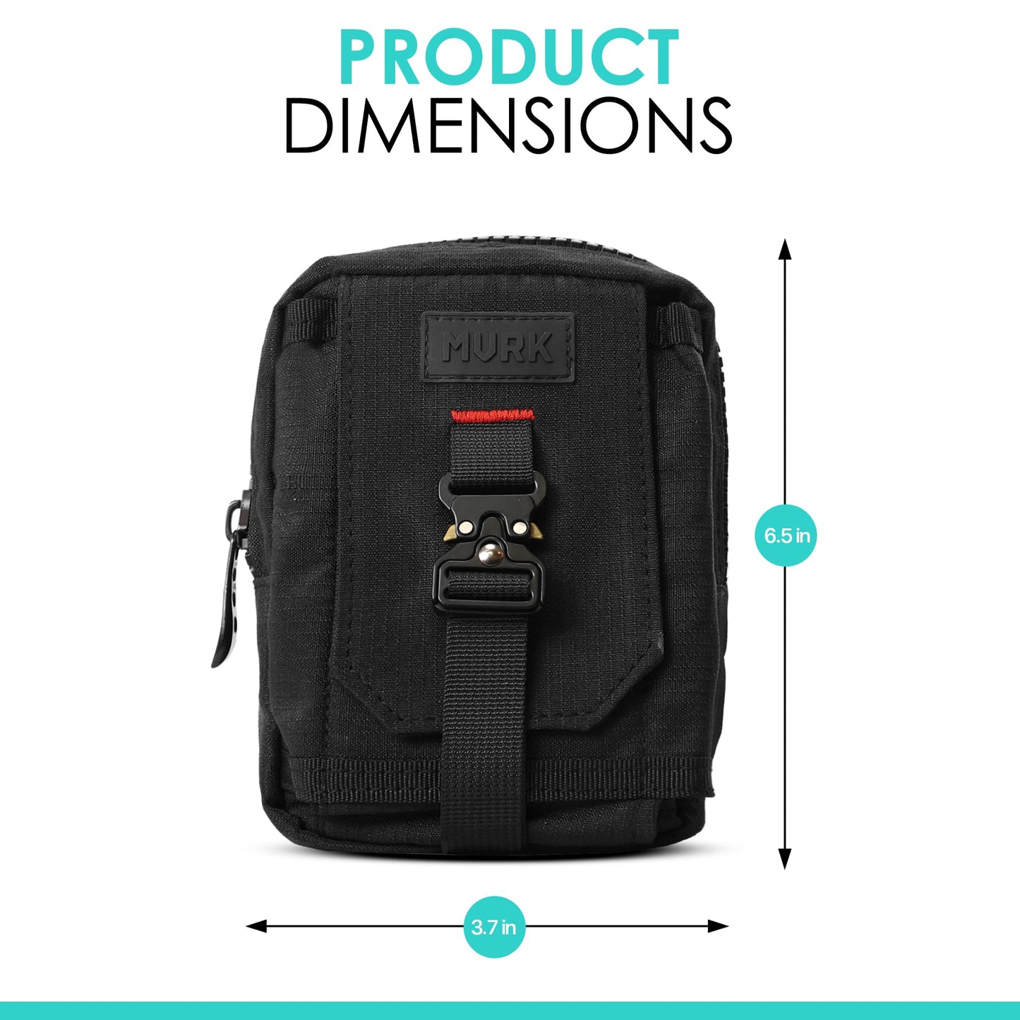 MVRK Phone Holder - Small Crossbody Shoulder Bag - Tailored to Snugly Fit Both iPhones and Androids - Also Fits Passport & Wallet, Ideal for Running, Walking, Hiking, and Biking Adventure