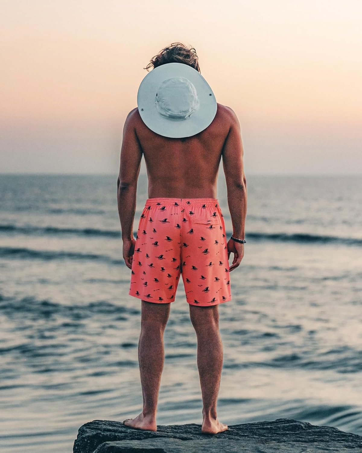 Surf Cuz Men's Swim Trunks - Quick-Dry Compression Liner Shorts | 7-Inch Stretch Swimwear
