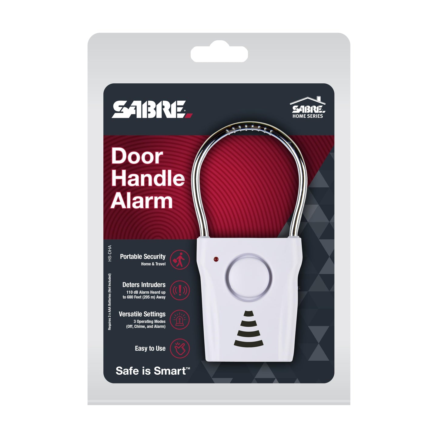 SABRE 110dB Door Handle Alarm