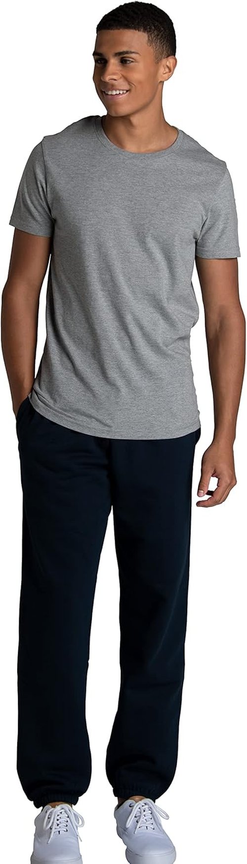 Fruit of the Loom Eversoft Fleece Sweatpants - Elastic Bottom, Pockets, Relaxed Fit, Moisture-Wicking