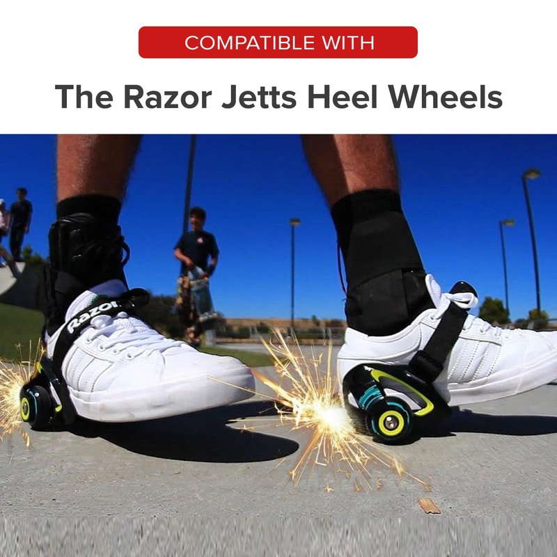 AlveyTech Replacement Spark Cartridges for the Razor Jetts Heel Wheels (Pack of 4) - Four Cartridge Kit, Compatible with Both Jetts and Jetts DLX Skate Models, Accessories for Kids Shoe Wheel Skates