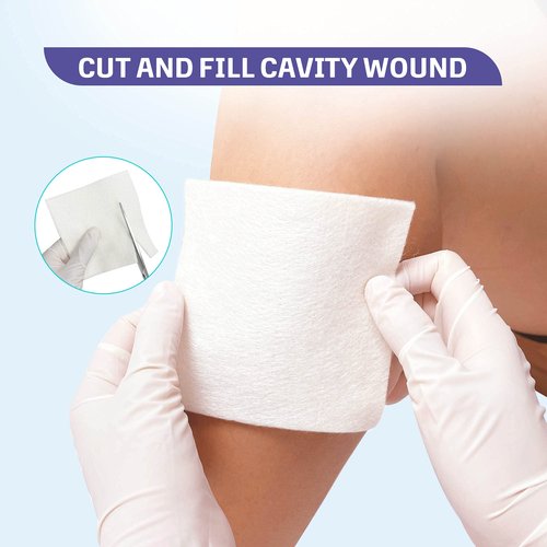 Conkote Alginate Wound Dressing Pads, 4” x 4” Pad Size, 20 Pack, Non-Stick Padding, Sterile, Highly Absorbent