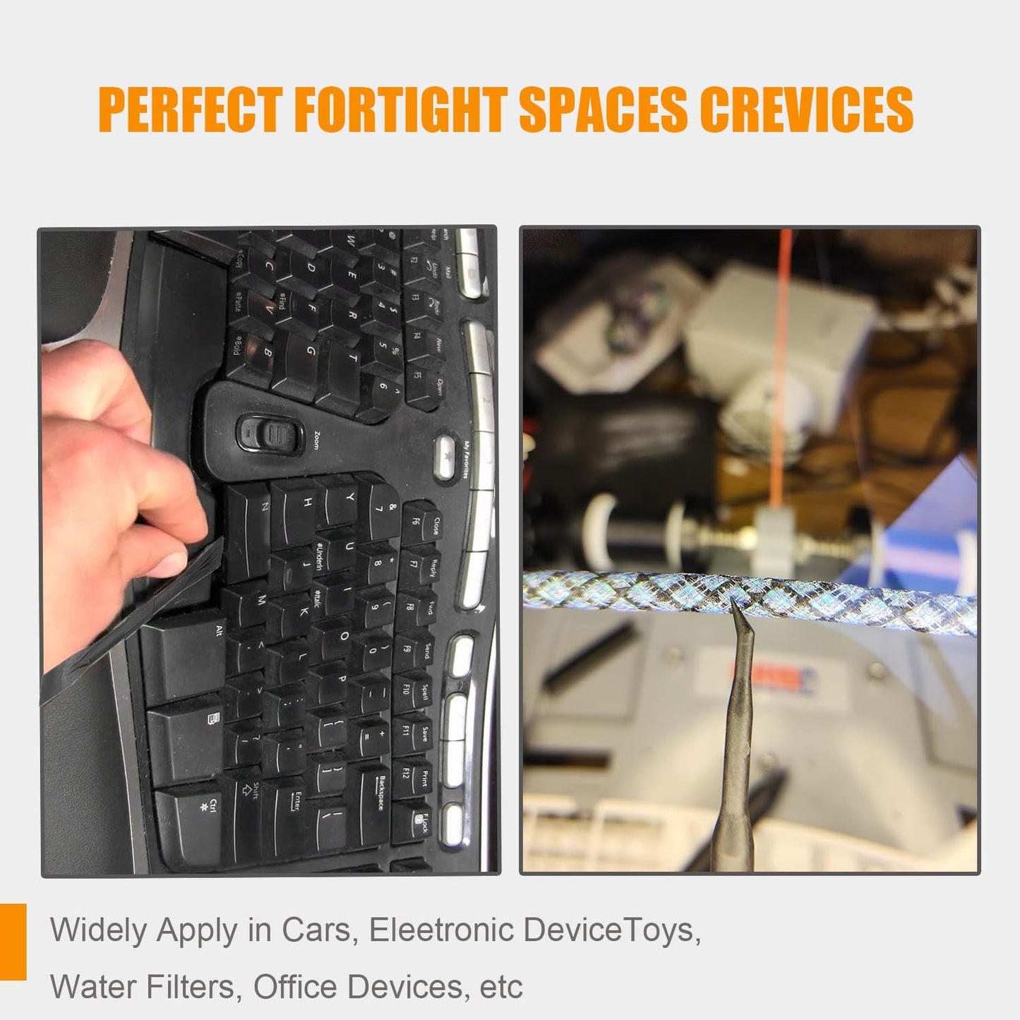 6-Piece Non-Marring Pick and Pry Bar Set for O-Rings, Seals, Gaskets, and Trim on Automotive and Electronics Equipment