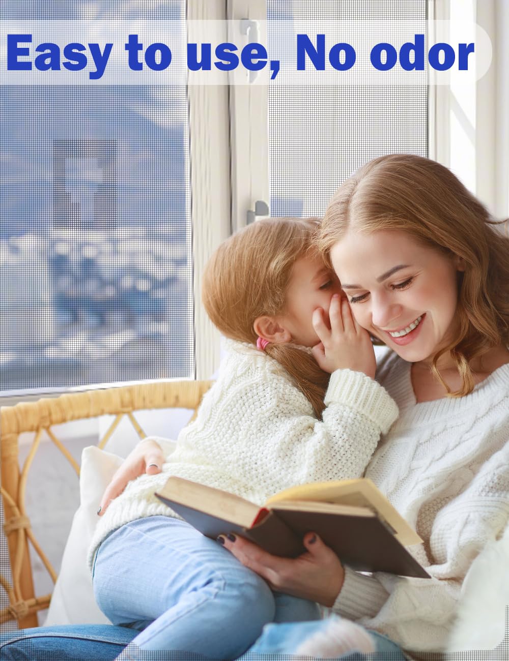 wohohoho Window Screen Repair Tape, 4 in X 20 FT (240IN) Grey Screen Patch Repair Kit, 3-Layer Strong Adhesive Invisible Screen Tape Mesh Repair for Windows, Doors Garage Mosquito Net Magnetic Screen