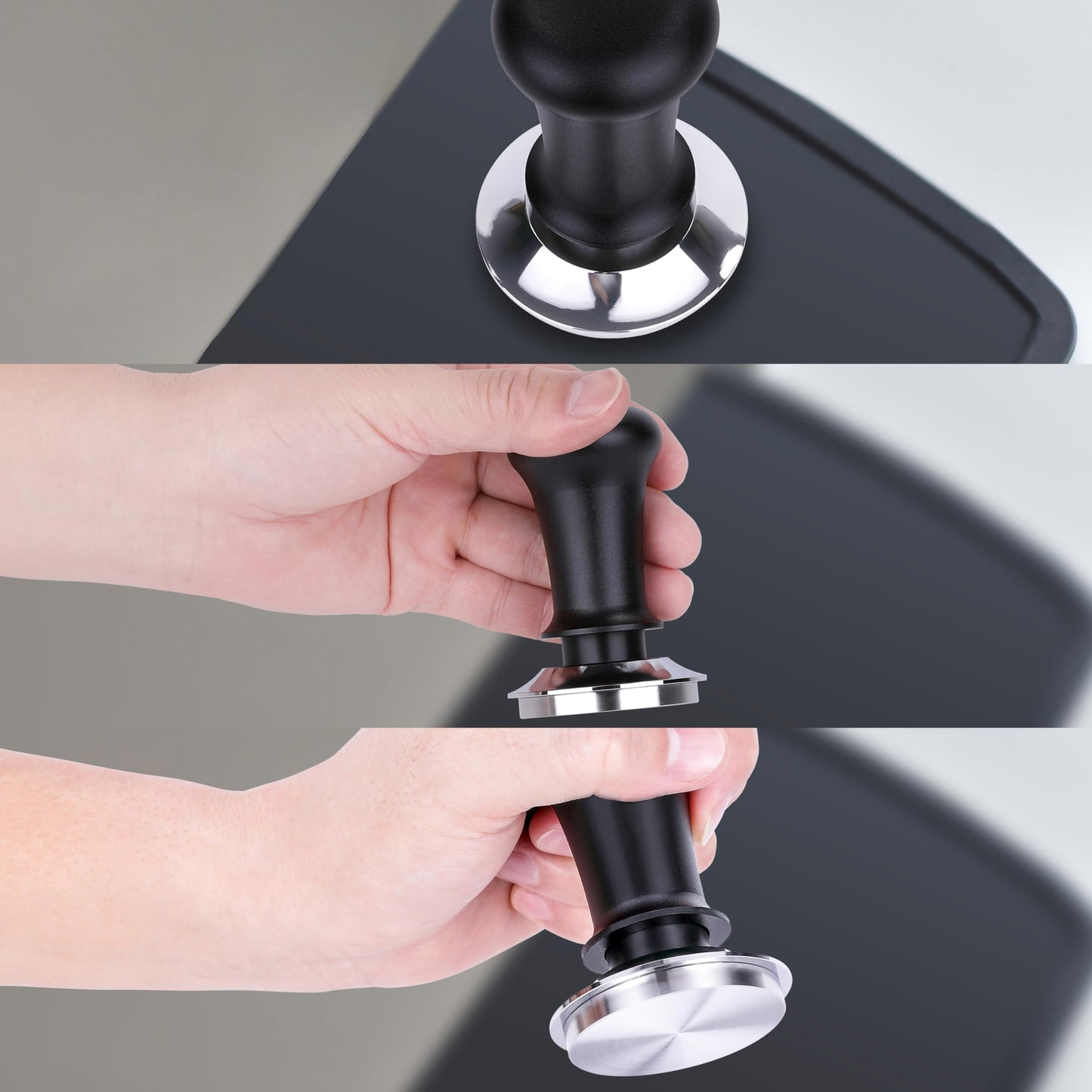 Apexstone Coffee Tamper Spring Loaded 58mm, Espresso Tamper 58mm Spring Loaded, Calibrated Espresso Tamper 58mm