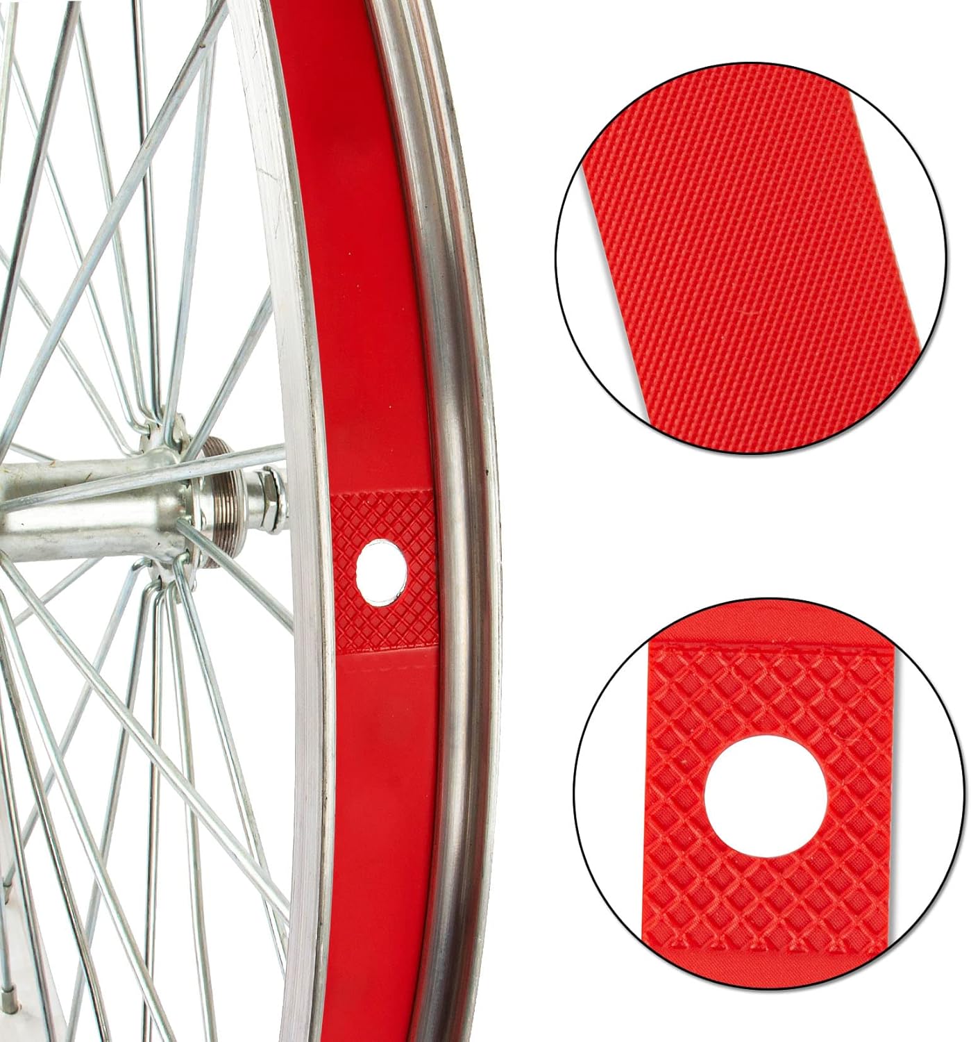 PSLER Bicycle Rim Liner - Durable Tire Protection Strip | 2-Pack Bicycle Accessories