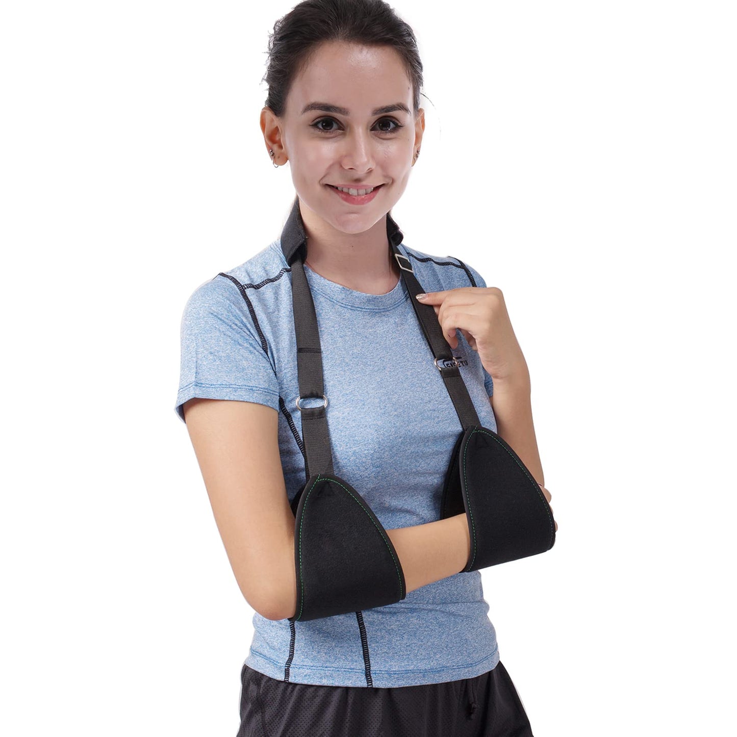 TANDCF Triangle Dislocated Arm Sling Shoulder Immobilizer Rotator Cuff Wrist Elbow Forearm Support Brace Strap with Soft Comfortable Padded Lightweight Simple for Broken & Fractured Arm