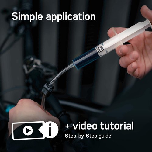 Borgen Bike Brake Bleed Kit for Magura Hydraulic Disc Brakes I Bicycle Bleed Kit with 100ml (3.4oz) Hydraulic System Mineral Oil - Made in Germany. Step by Step Instructions and Video Manual
