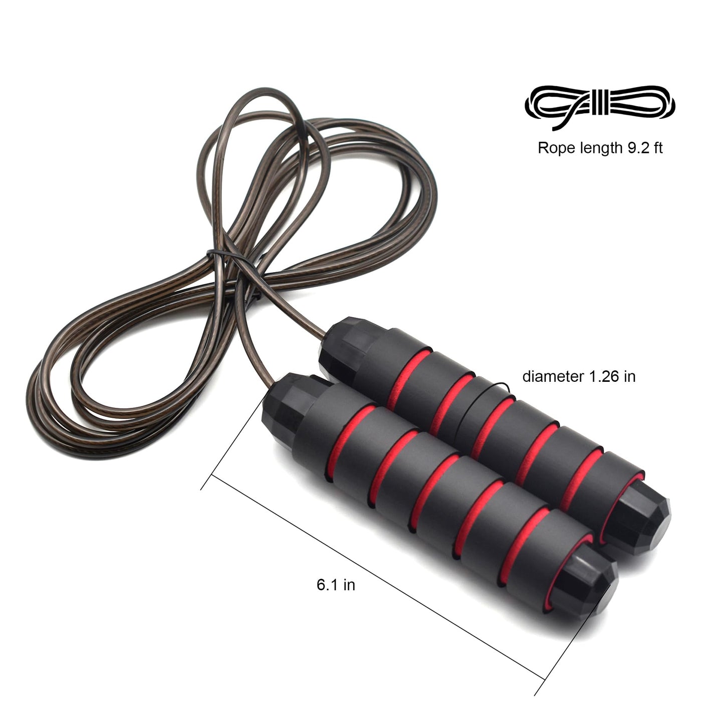 Jump Rope, Adjustable Jump Rope for Fitness and Exercise