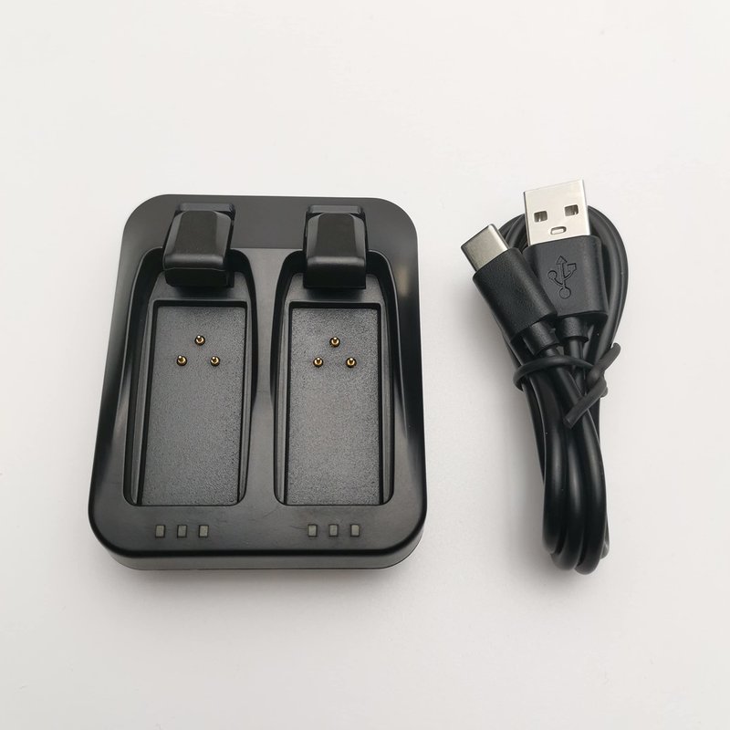 2 Port Dual Battery Charger for SramAxs Red eTap Force Rival Gx Eagle Battery, USB C Port Input with USB A to C Cable