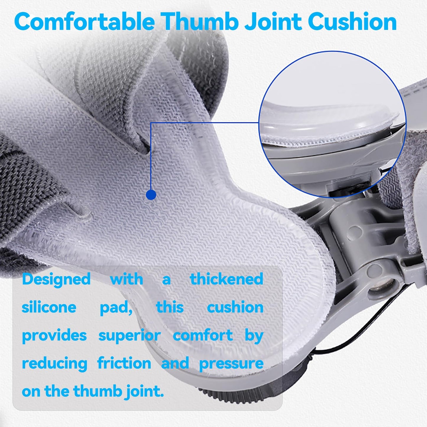 XREKNOi Bunion Corrector for Man and Women Big Toe, Adjustable Bunion Splint for Bunion Fix ，Orthopedic Toe Straightener with Anti-slip Heel Strap and Silicone Pad