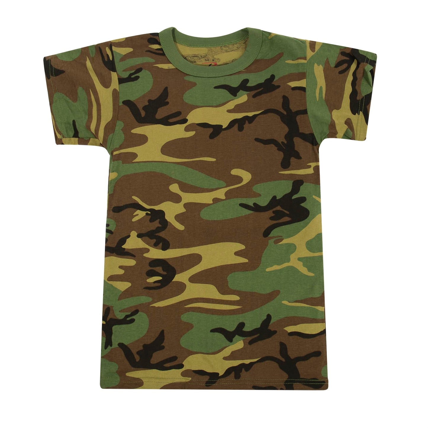 Rothco Kids Woodland Camo Heavyweight T-Shirt (US, Alpha, Medium, Regular, Woodland Camo)