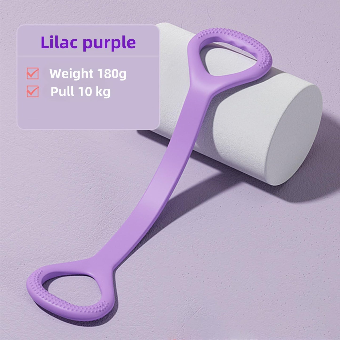 ANIS·KEAAR 2 PCS Figure 8 Resistance Band - Elastic Fitness Rope for Arm, Back, Shoulder & Full-Body Workouts | Foot, Leg, Hand Stretcher for Yoga, Pilates, Physical Therapy & Home Gym Exercise