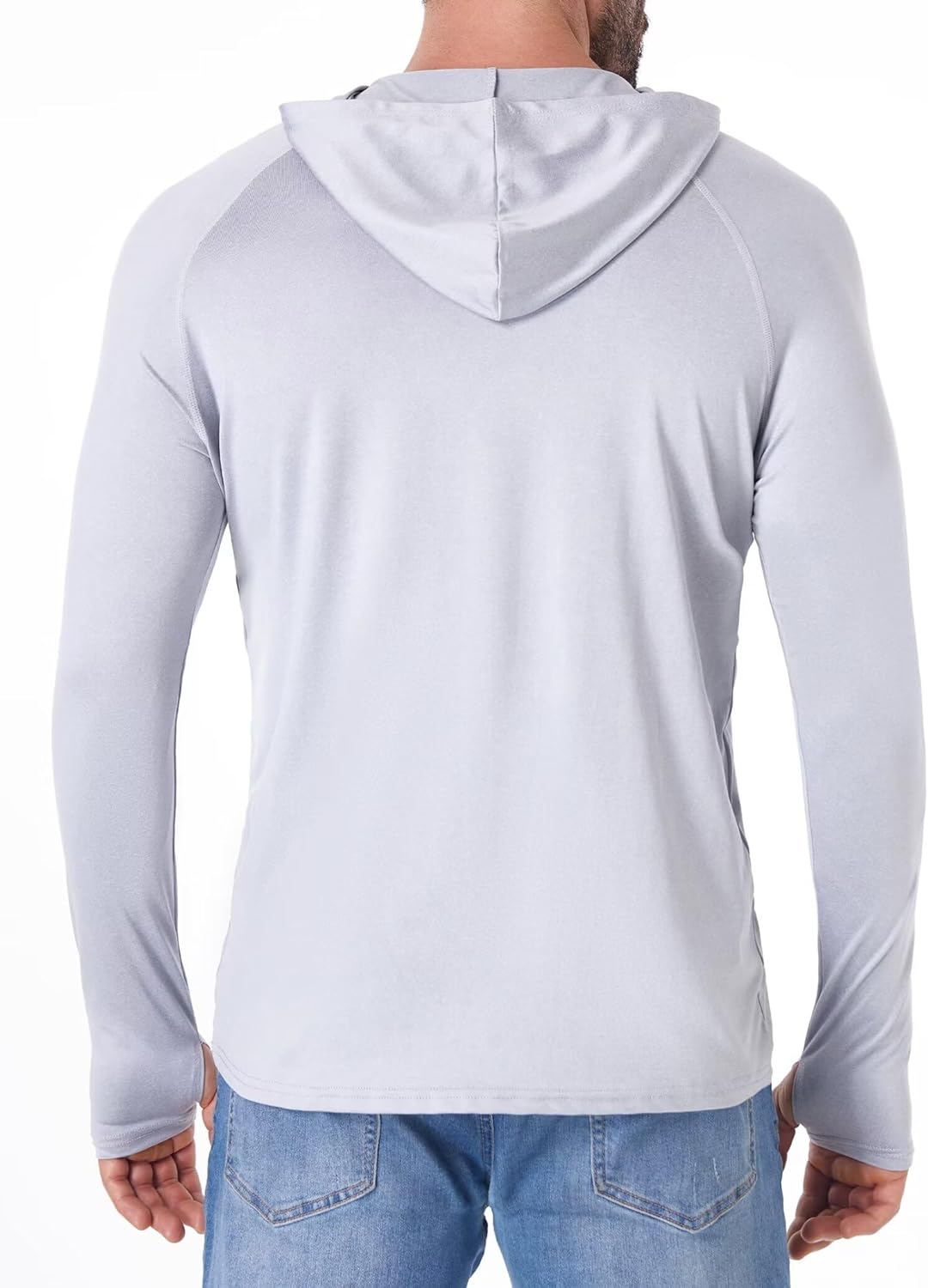 OYGSieg Men's Athletic Hoodies - Long Sleeve Fishing Shirt with UPF 50+ UV Sun Protection | Lightweight & Comfortable
