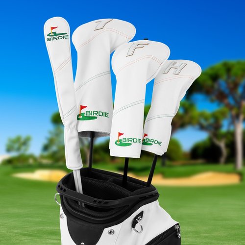 Craftsman Golf The Green Birdie Alignment Stick Headcover Holder White