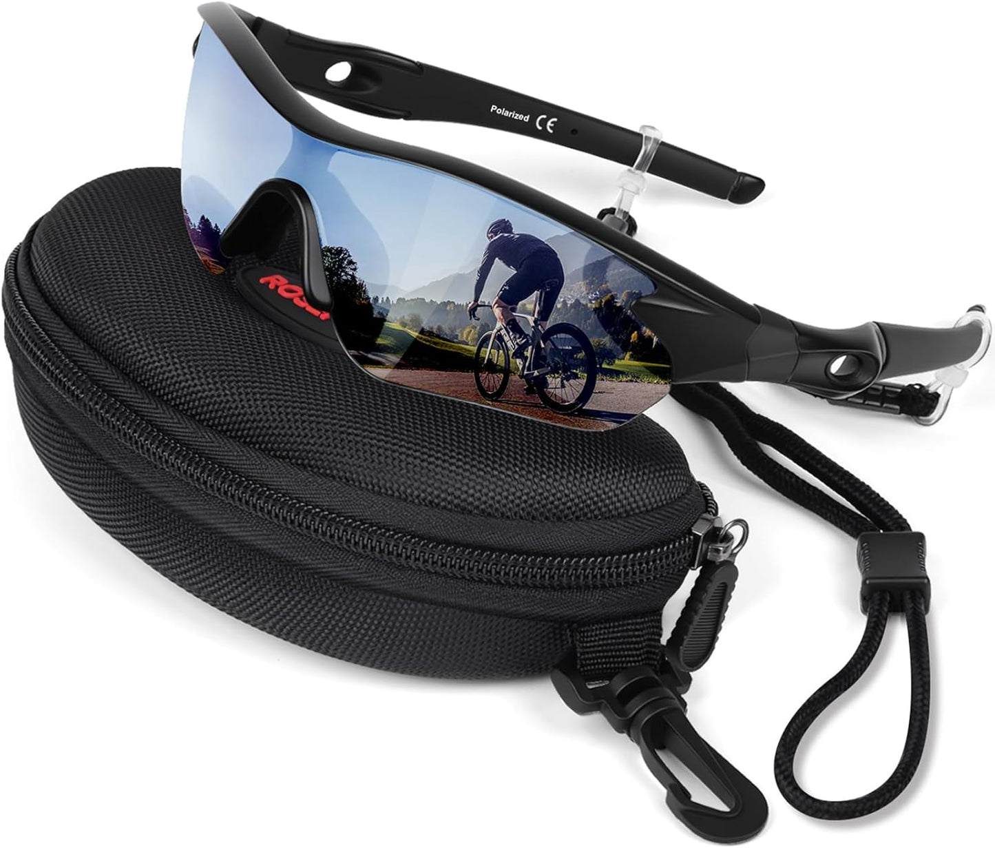Polarized Sports Sunglasses - UV400 Protection for Men, Women & Youth | Ideal for Baseball, Running, Fishing & More